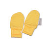 bamboo stay on no scratch mitten banana cream