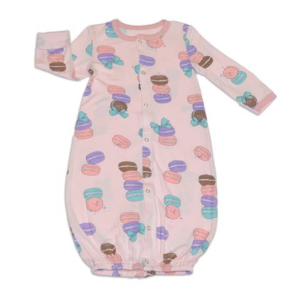 bamboo conveter gown macaron party print