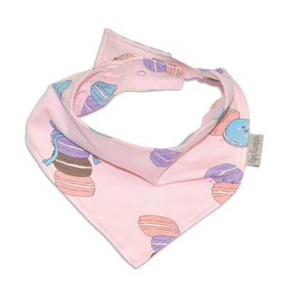 bamboo bib macaron party print