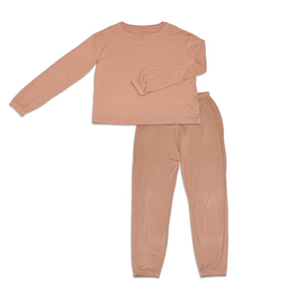 women bamboo loungewear set toast
