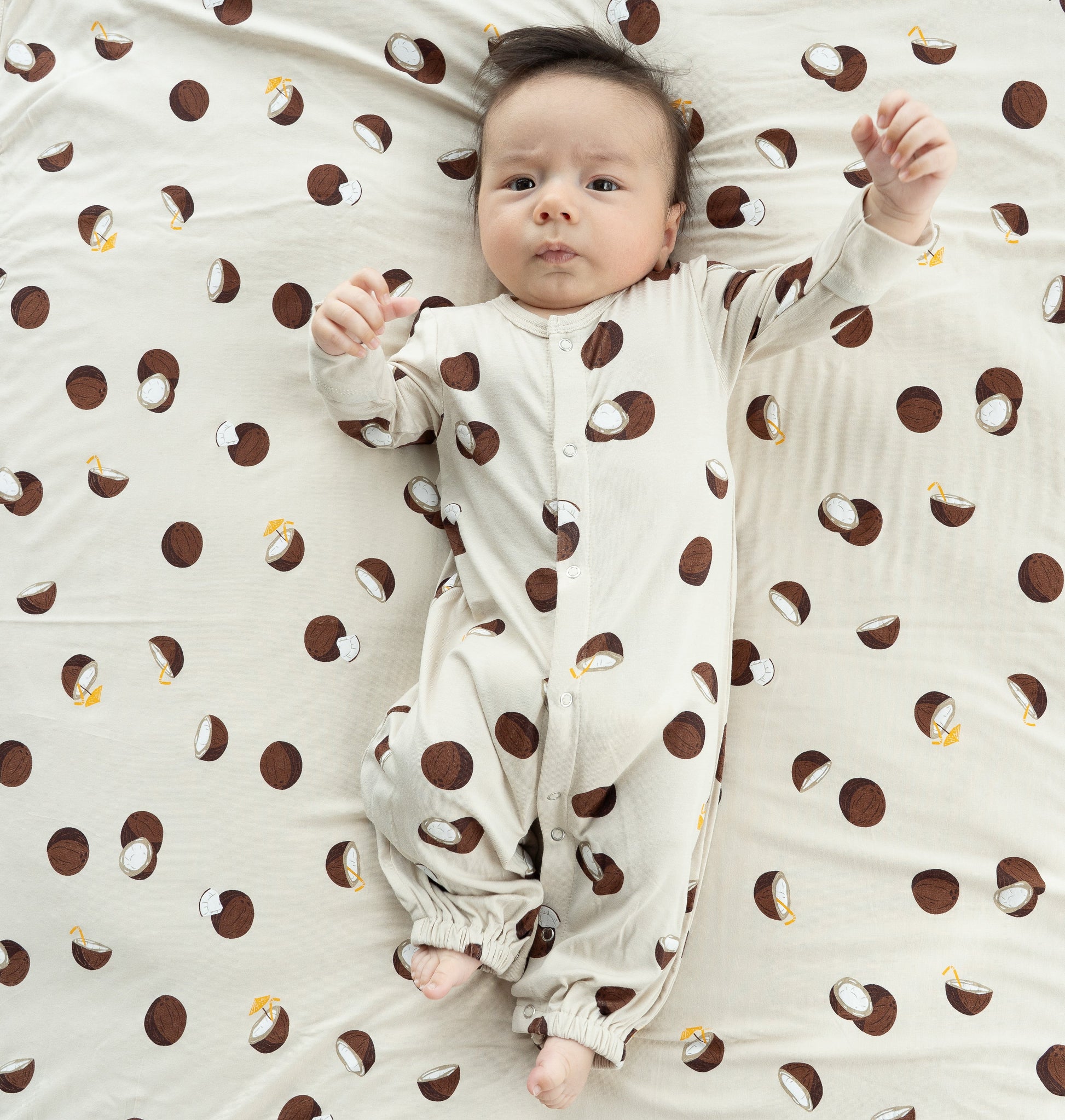 bamboo converter gown coconut print