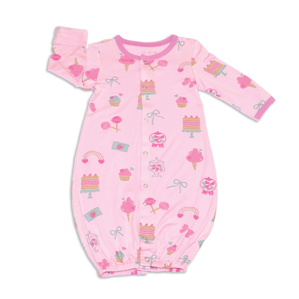 bamboo converter gown sweet shop print