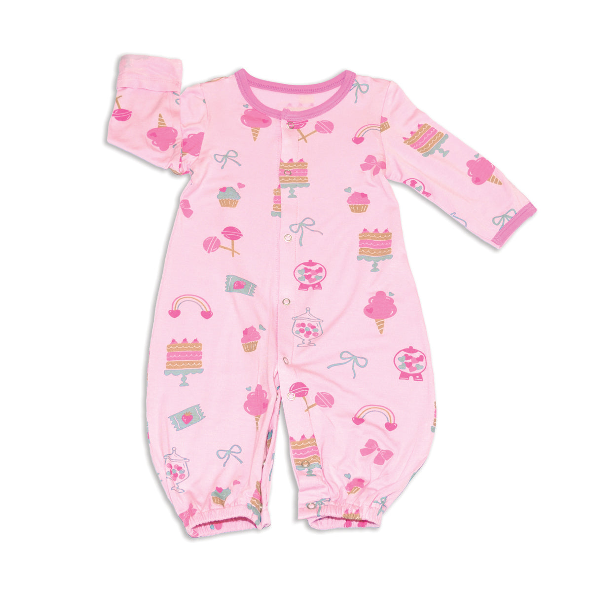 bamboo converter gown sweet shop print
