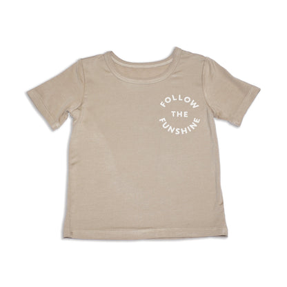 bamboo short sleeve tee owl feather