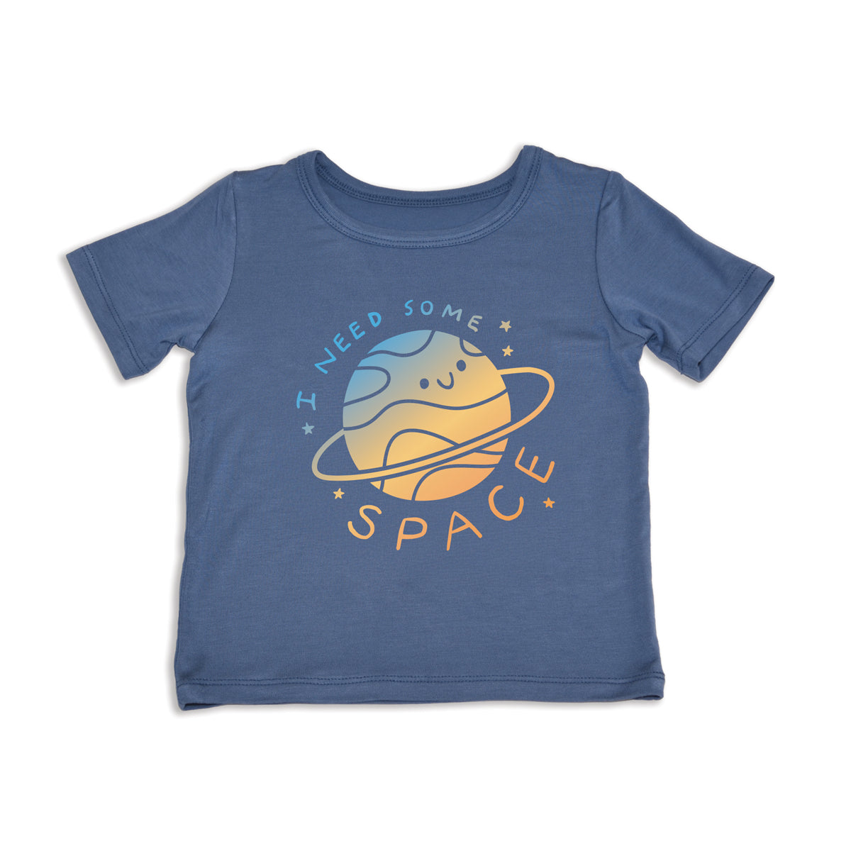 bamboo short sleeve tee galactic blue
