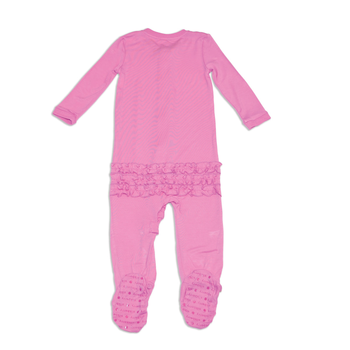 bamboo ruffle footies crocus