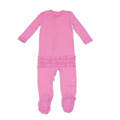 bamboo ruffle footies crocus