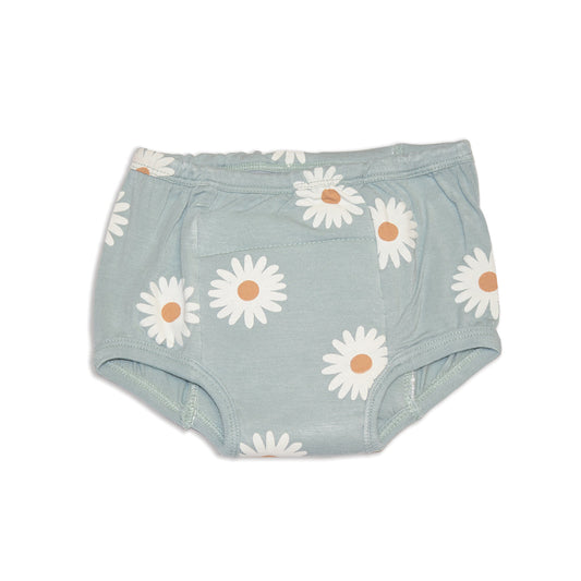 bamboo training pants daisy print
