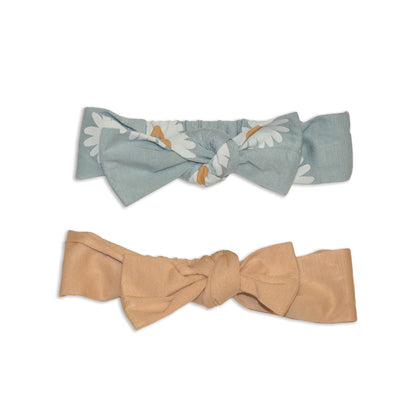 headband daisy print and cookie