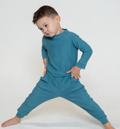 sweatshirt blue forest color