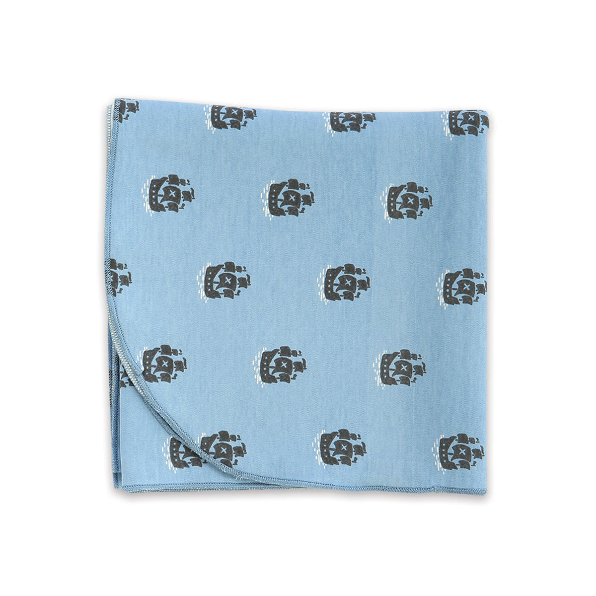 Organic Cotton Swaddle Blanket (Little Pirate Print)