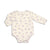 organic cotton kimono onesie winter berries print