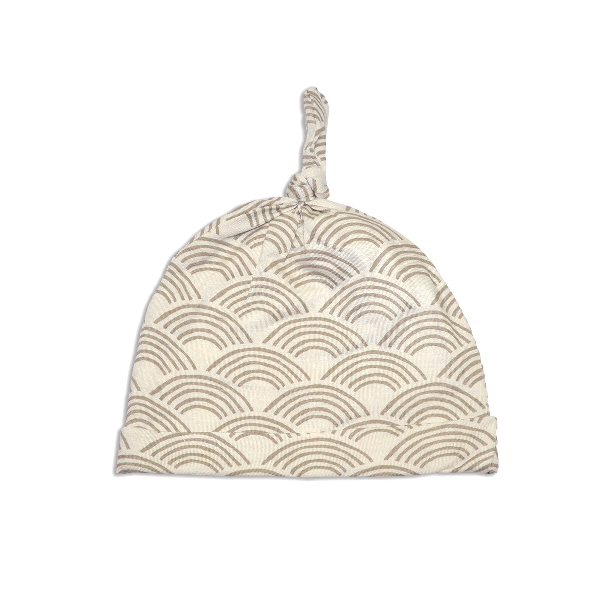 bamboo knot hat wobbly wave print