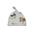 bamboo knot hat bulldog print