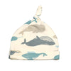 bamboo knot hat whale print