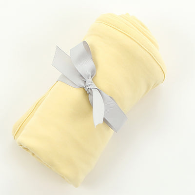 Bamboo Swaddle Blanket - Banana (solid color)