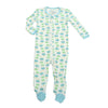 Bamboo Footies with Easy Dressing Zipper (Popsicle Print)