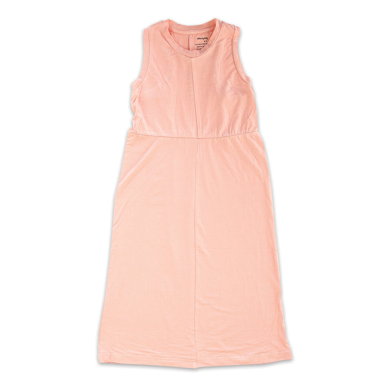 Bamboo Maxi Dress (Powder Pink)