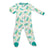 Bamboo Zip up Footed Sleeper (Tropical Palm Print)