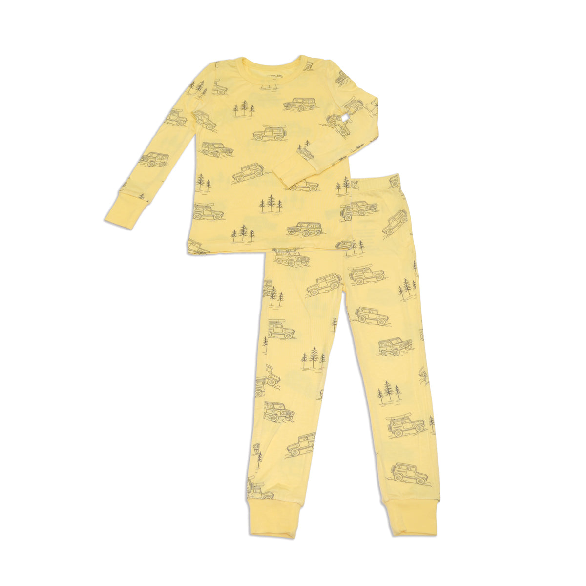Bamboo Long Sleeve Pajama Set (Off Road Print)