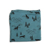 bamboo swaddle blanket call of the wild print