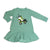 bamboo fleece dress with magic sequins flip up and down to change the sequin colors