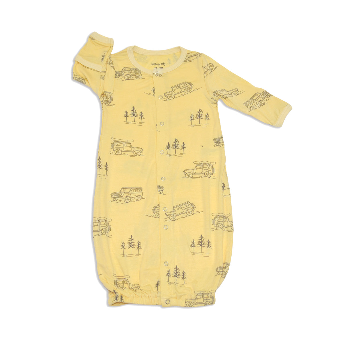 bamboo converter gown off road print
