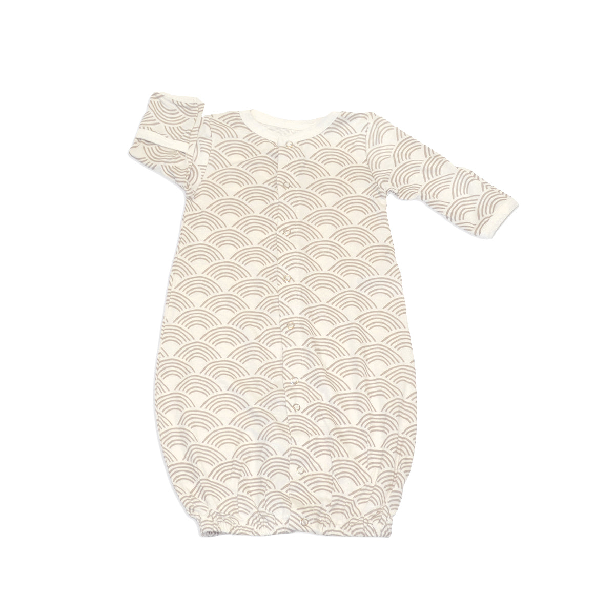 bamboo converter gown wobbly wave print