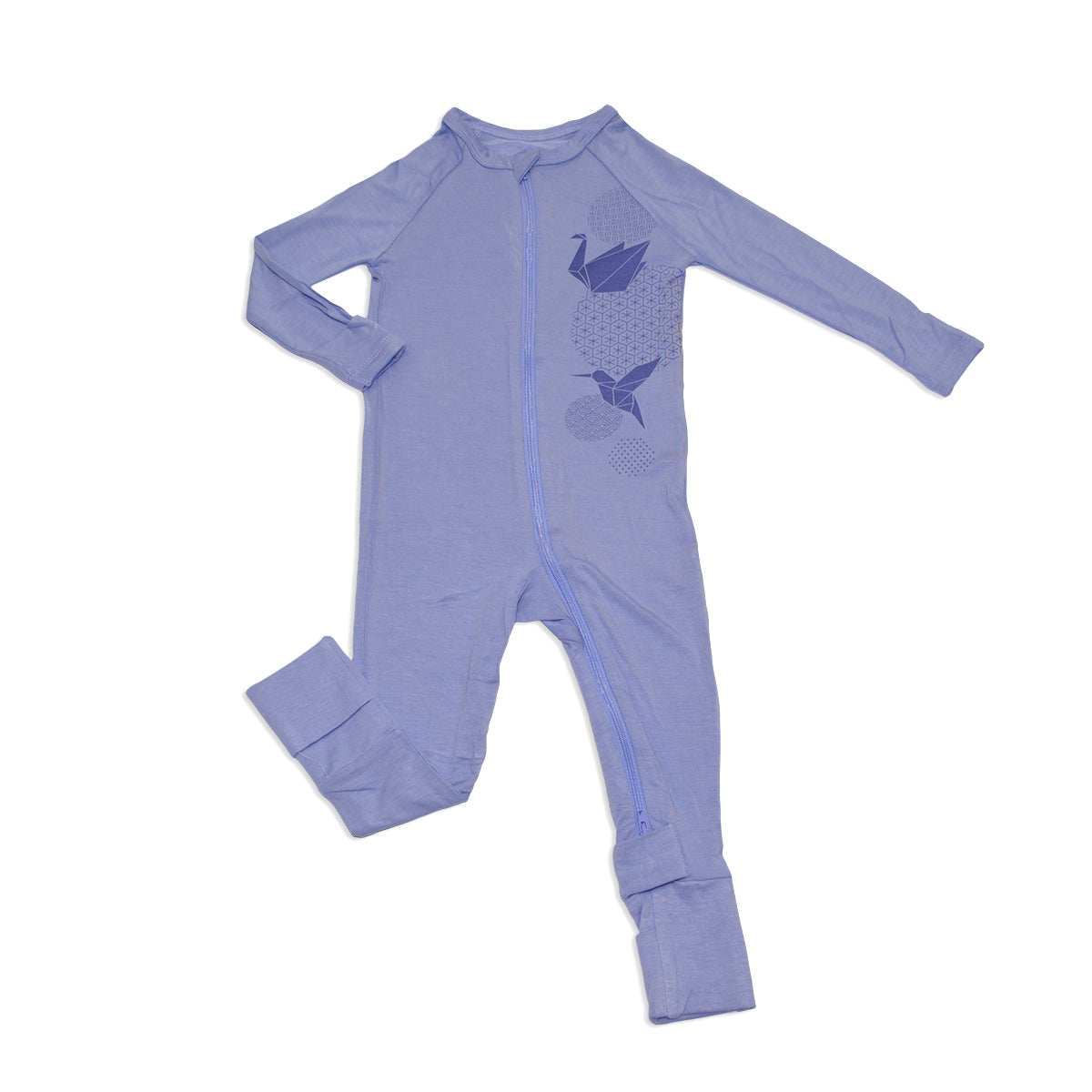 bamboo two way zipper romper easter egg