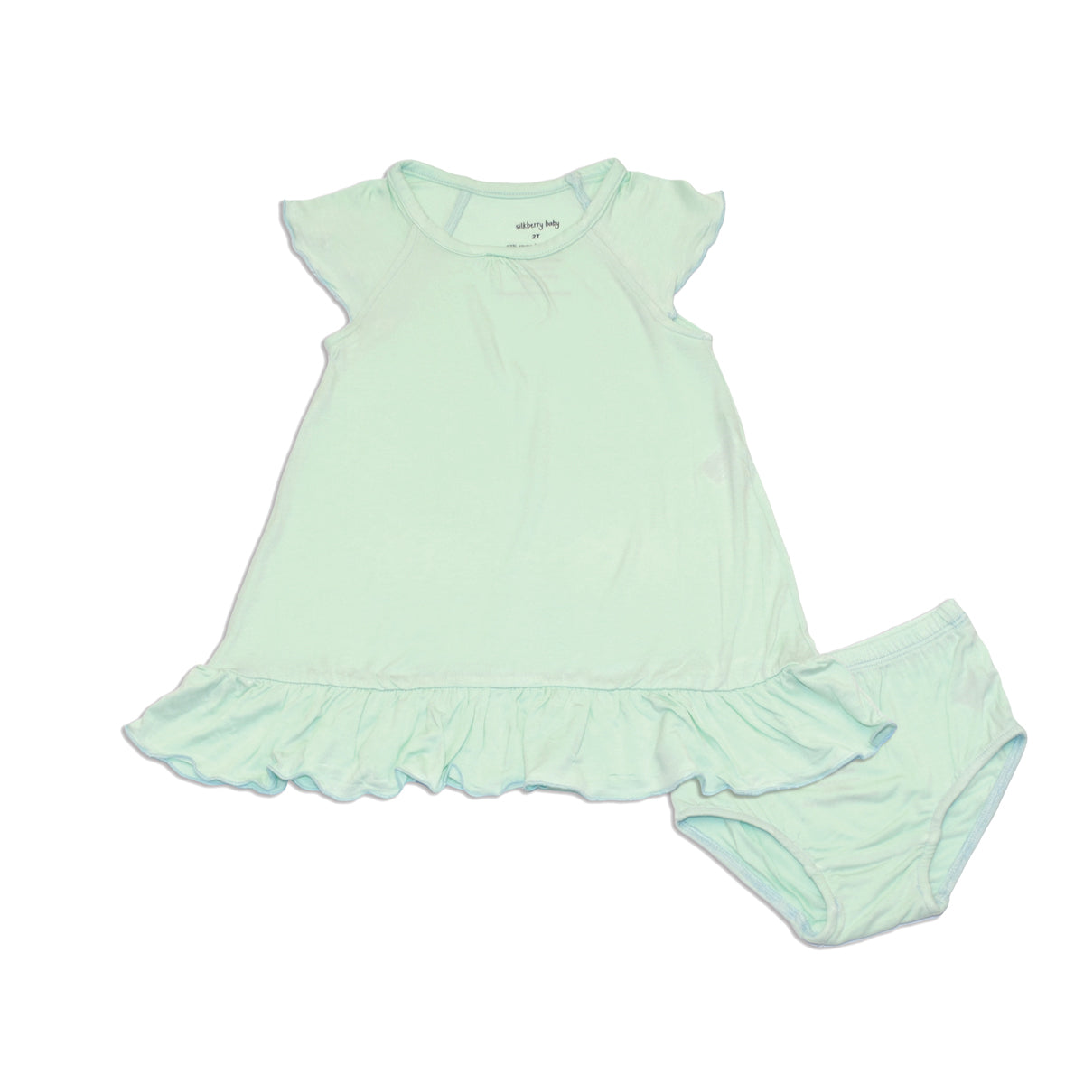 Silkberry Baby - Kids Natural Bamboo Jersey Dress with Bloomer – All Things  Being Eco