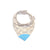 bamboo chewable bib wobbly wave print