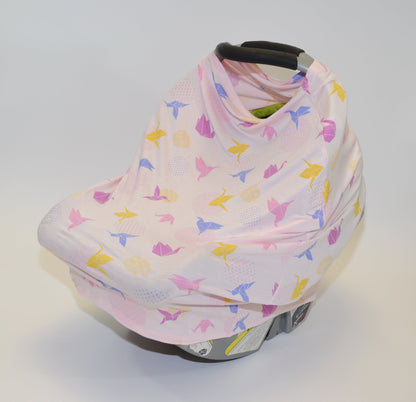 baby cover nursing poncho origami car seat