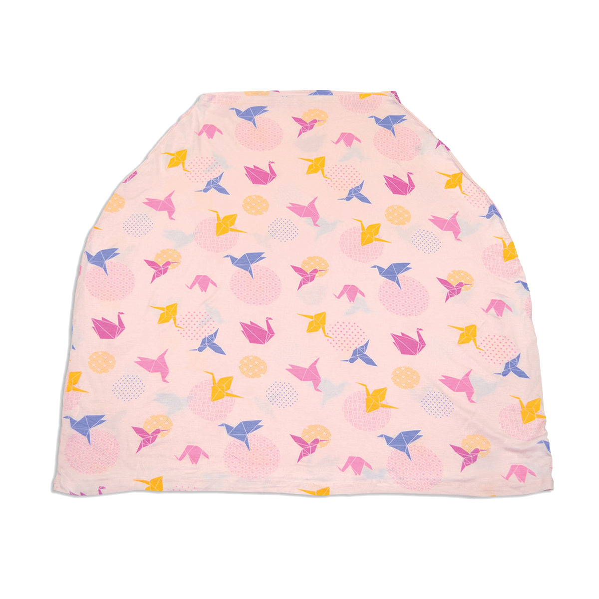 baby cover nursing poncho origami print