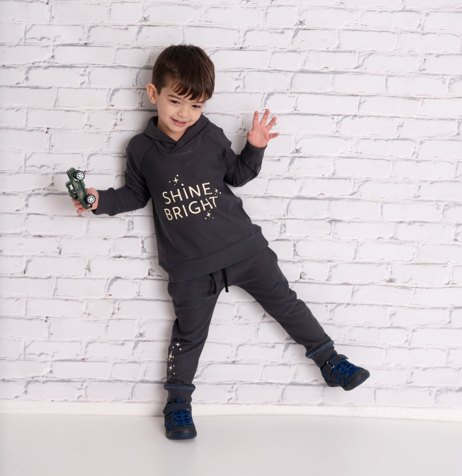 bamboo harem pants asphalt baby kids