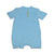 bamboo short sleeve romper bluebonnet