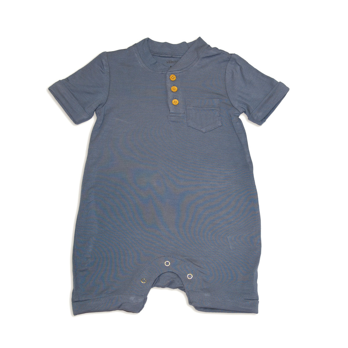 bamboo short sleeve romper flint