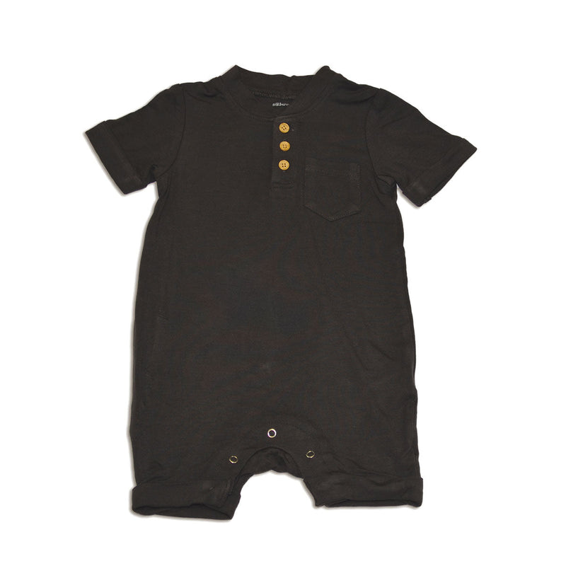 bamboo short sleeve romper pirate ship