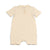 bamboo short sleeve romper soft sand