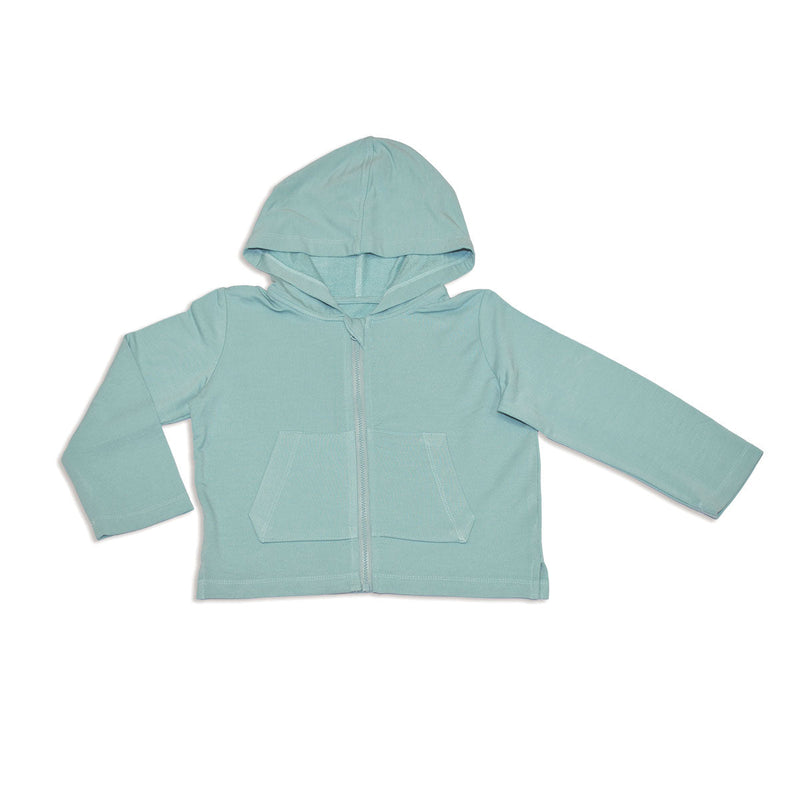 bamboo terry zip hoodie lustre