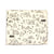 bamboo swaddle blanket doodle camp print