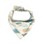 bamboo bandana bib whale print