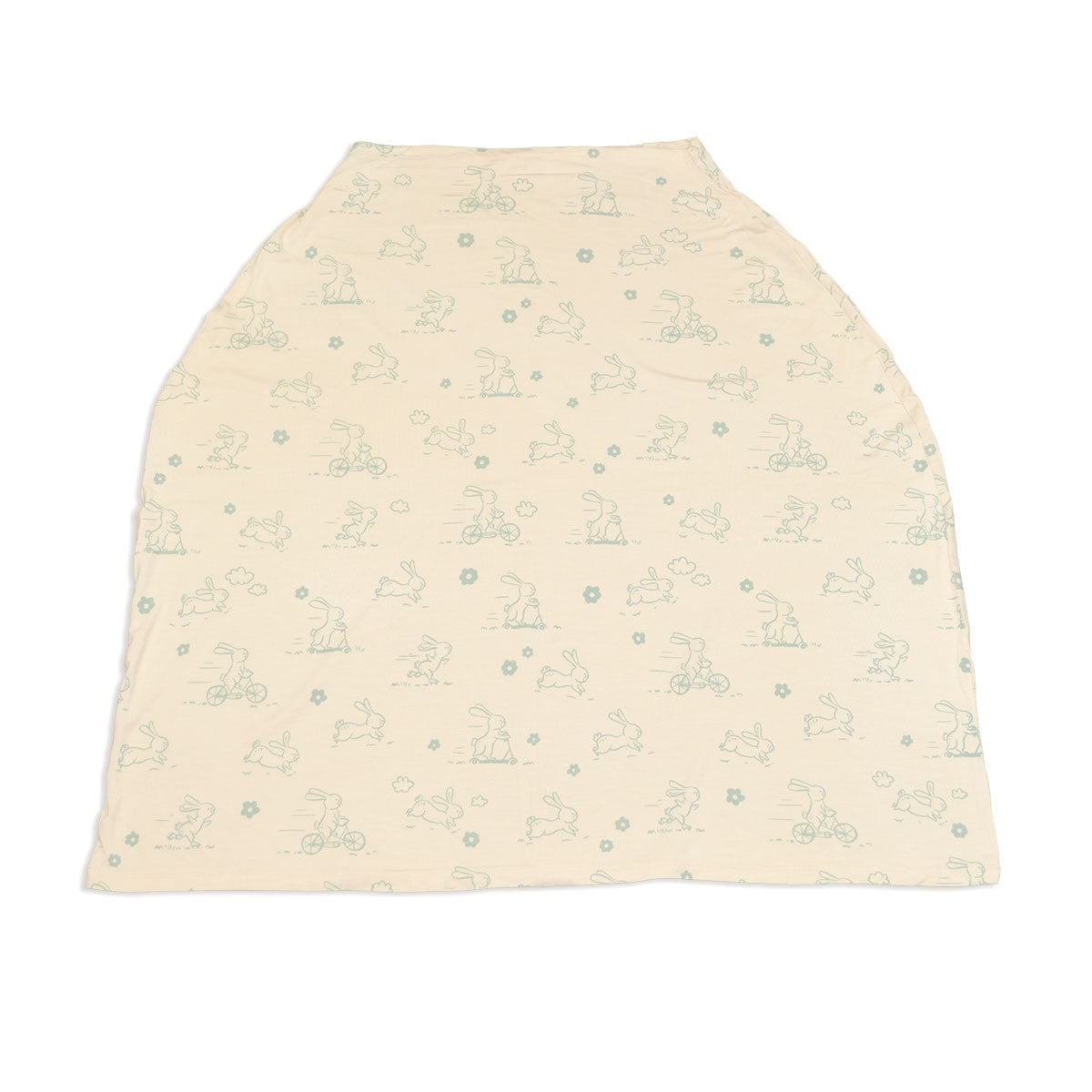 bamboo baby cover & nursing poncho bunny print