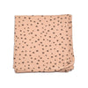 bamboo swaddle blanket doodle hearts print