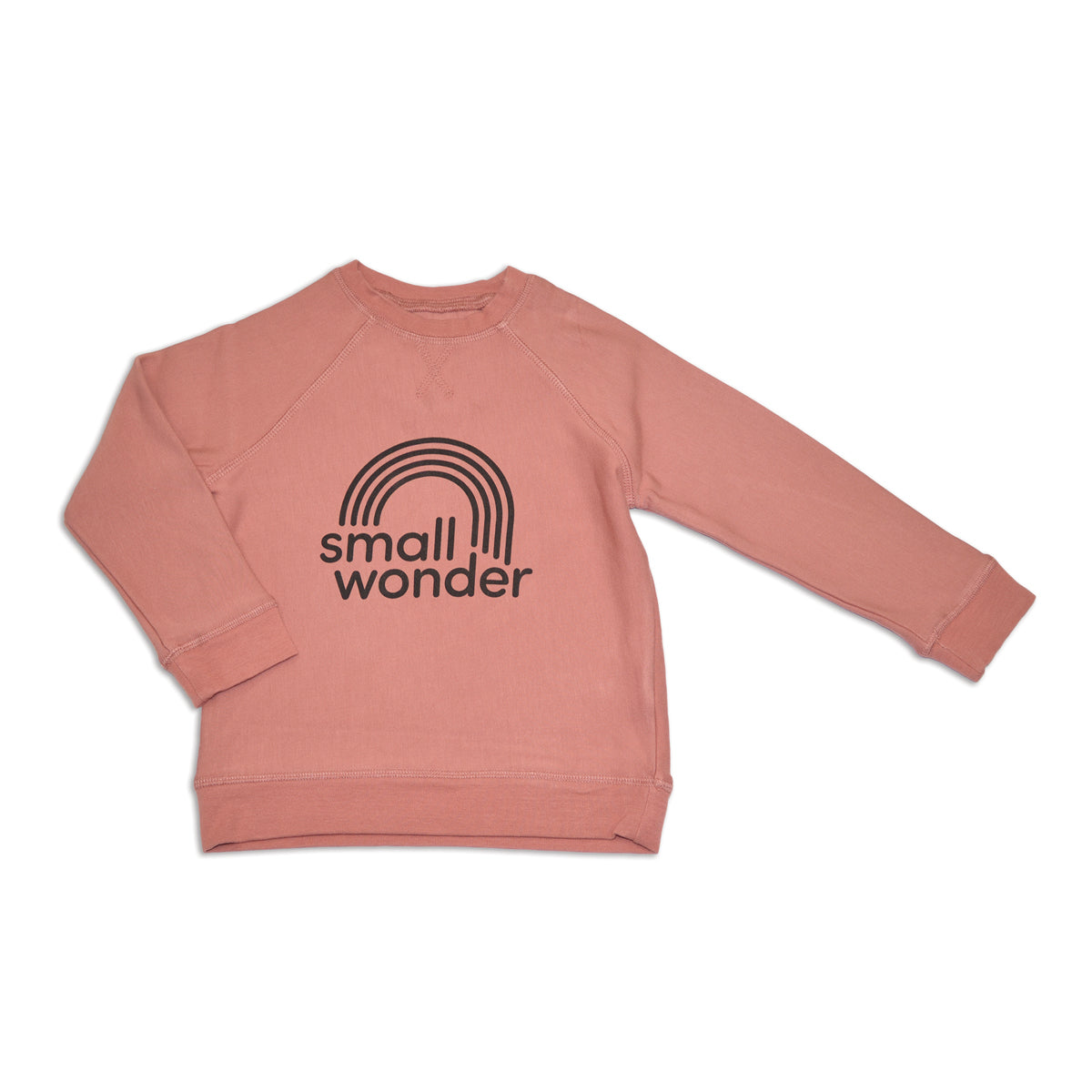bamboo fleece sweatshirt ash rose small wonder