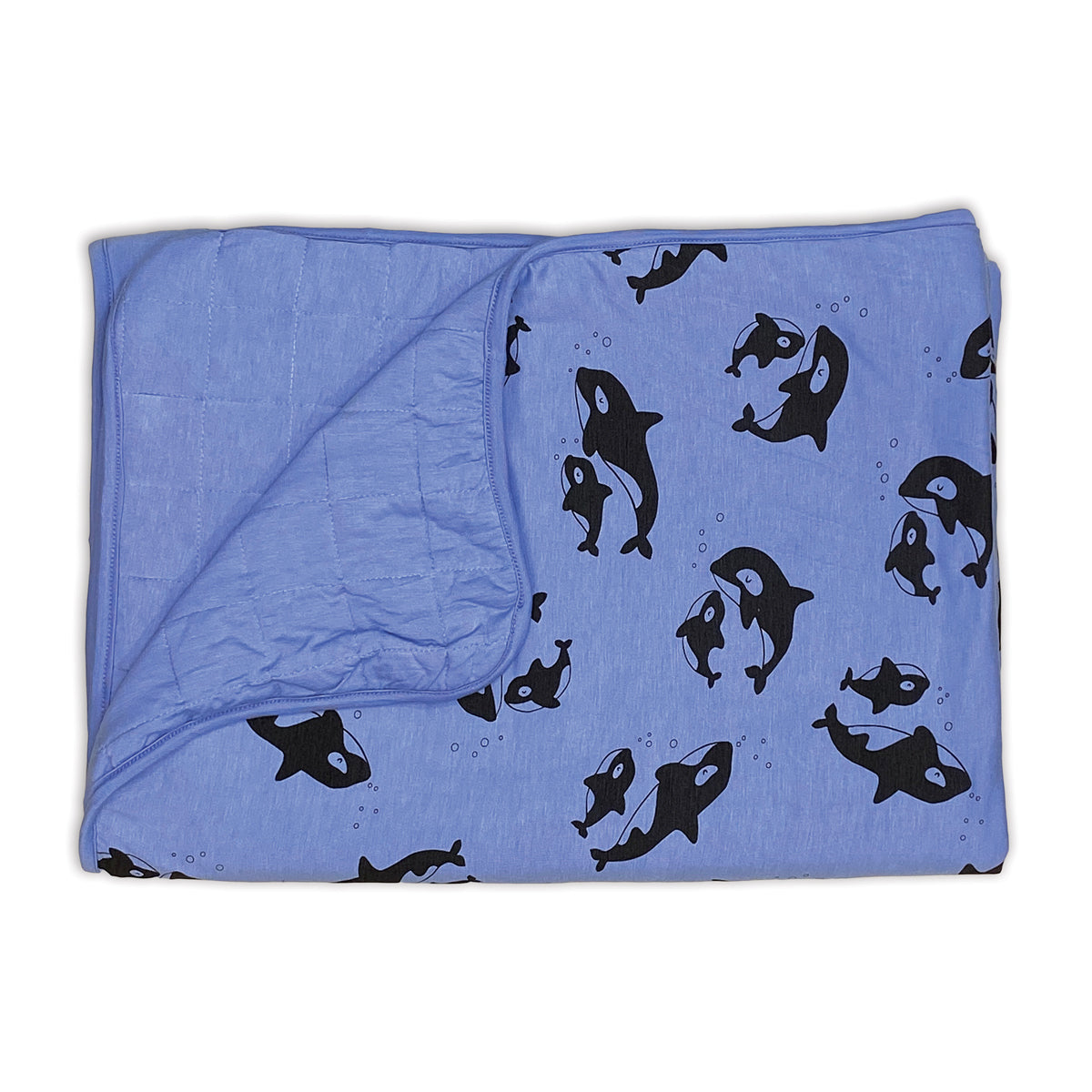 Toddler Blanket 1.0 TOG 4 Season Bamboo Quilted Blanket Orca Print https silkberrybaby