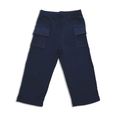 Bamboo Cargo Pocket Pants (Indigo)