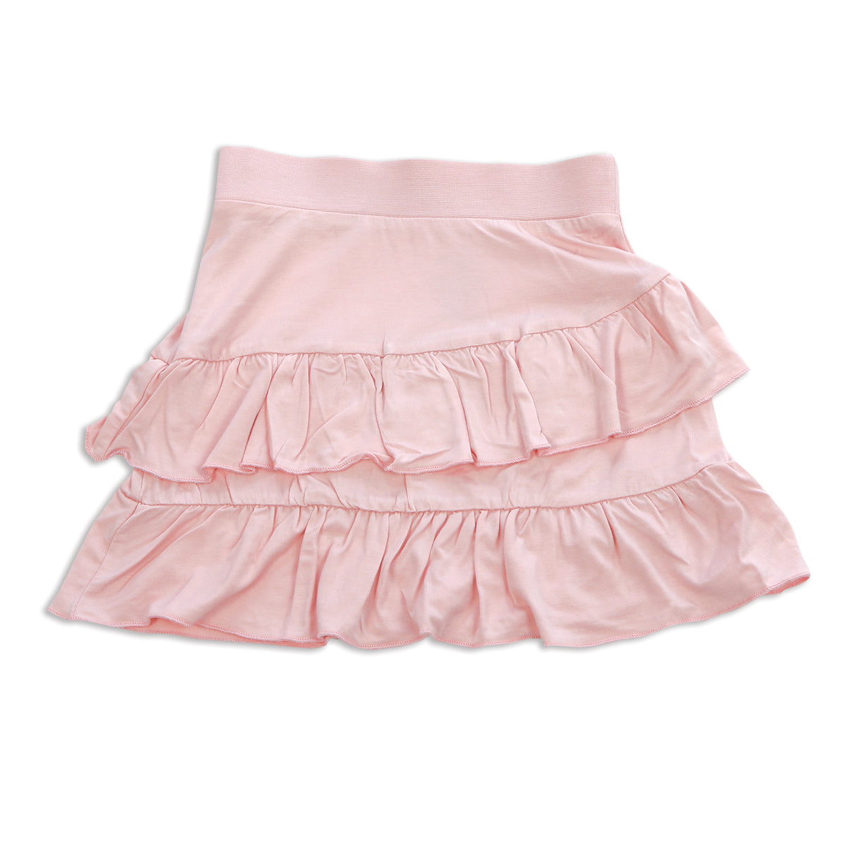 Bamboo Ruffle Skirt (Pink Cloud)